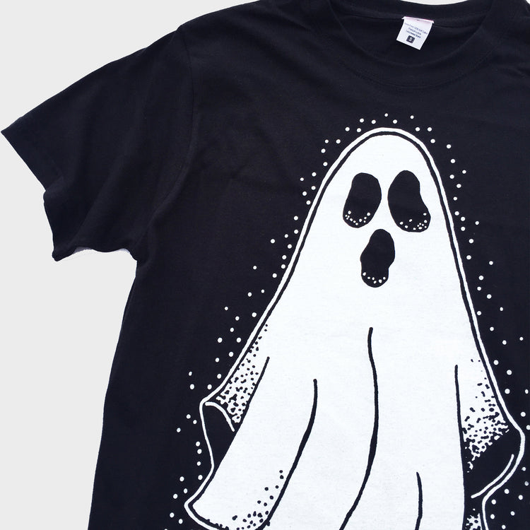 Spooky Ghost Black T-shirt - Free Shipping - iimvclothing