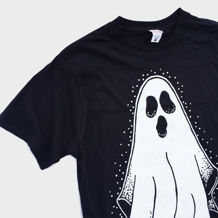 Spooky Ghost Black T-shirt - Free Shipping - iimvclothing