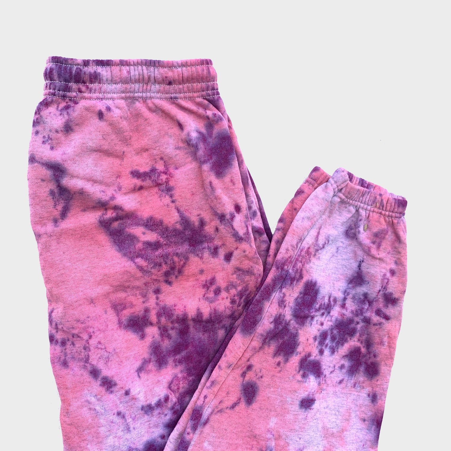 Pink/Purple Tie Dye Jogging Pants (Joggers) - Free Shipping - iimvclothing
