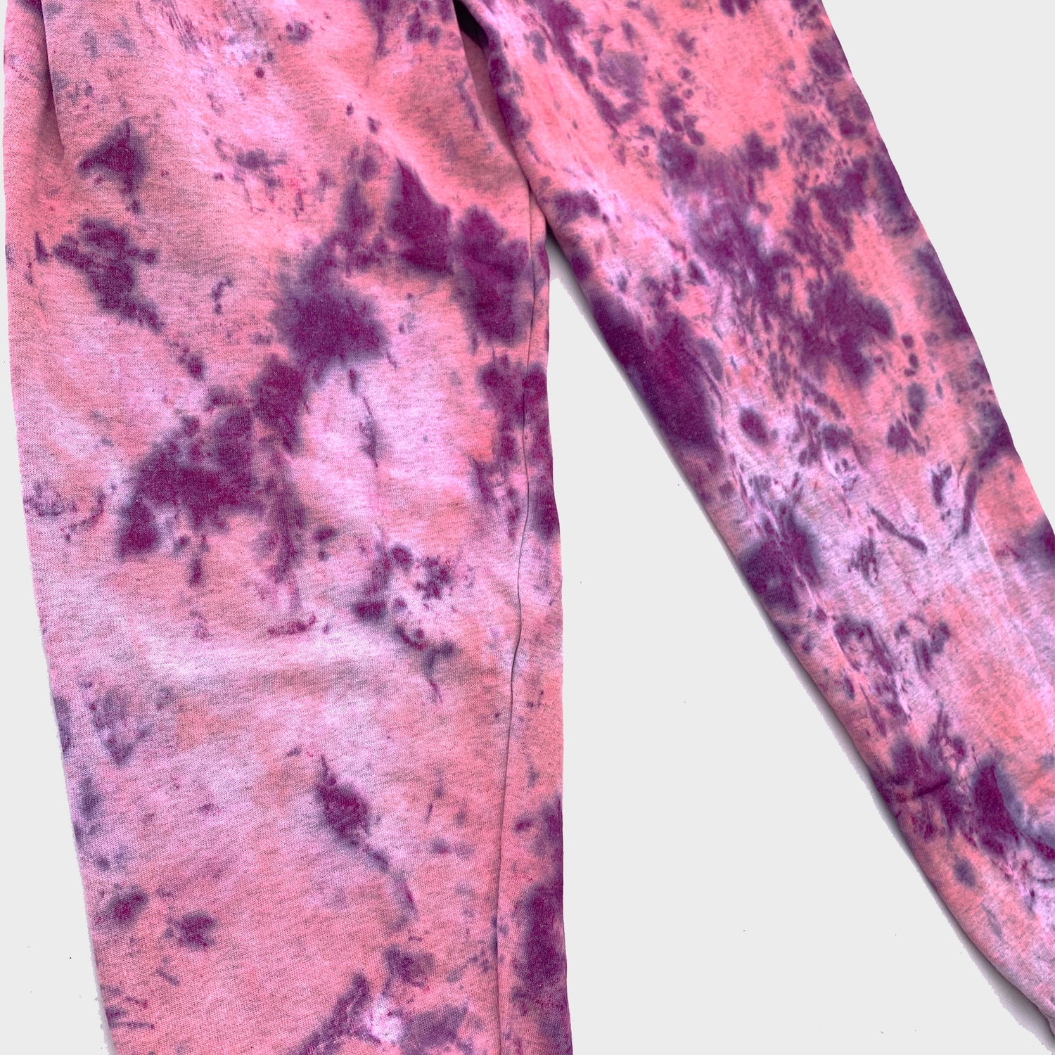 Pink/Purple Tie Dye Jogging Pants (Joggers) - Free Shipping - iimvclothing