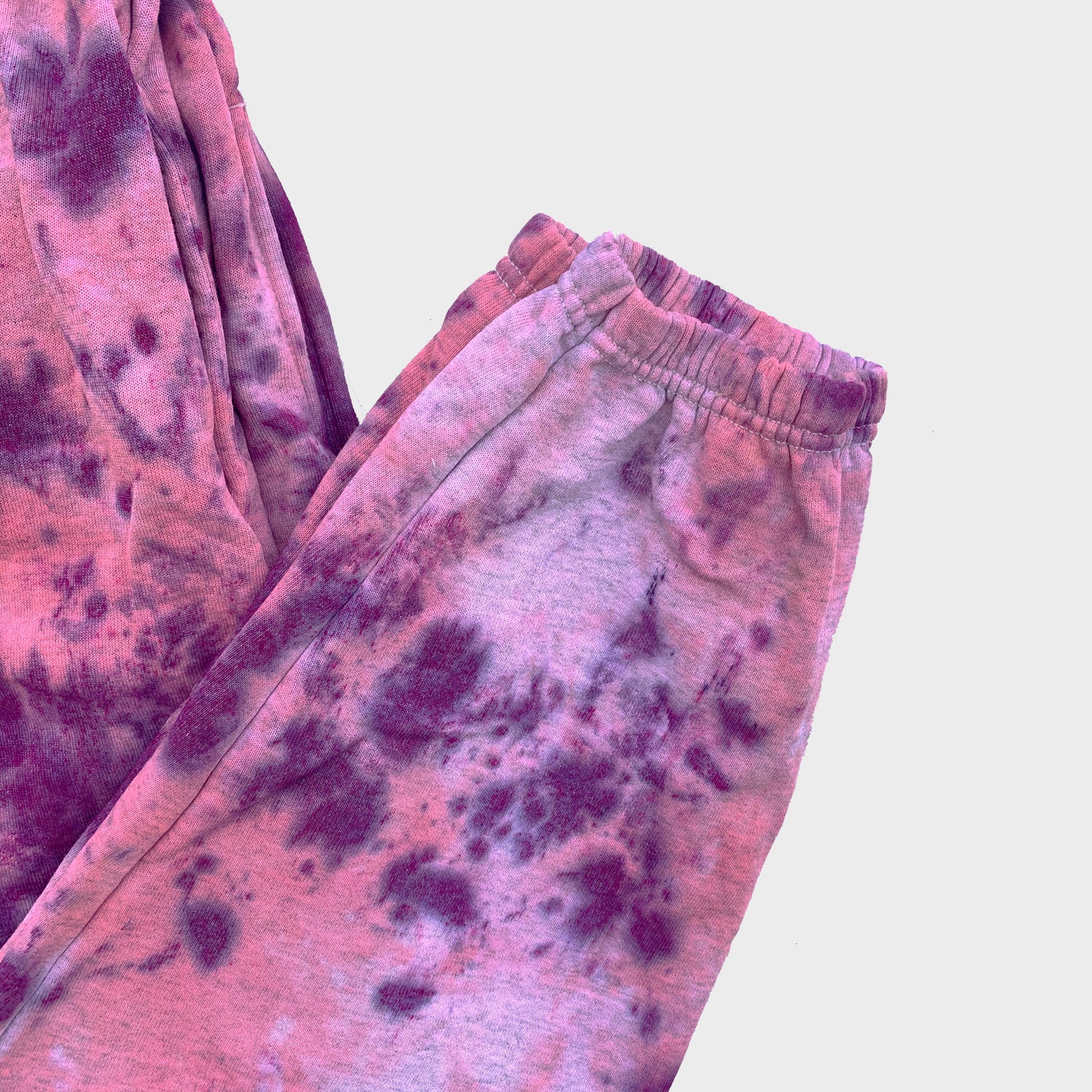 Pink/Purple Tie Dye Jogging Pants (Joggers) - Free Shipping - iimvclothing