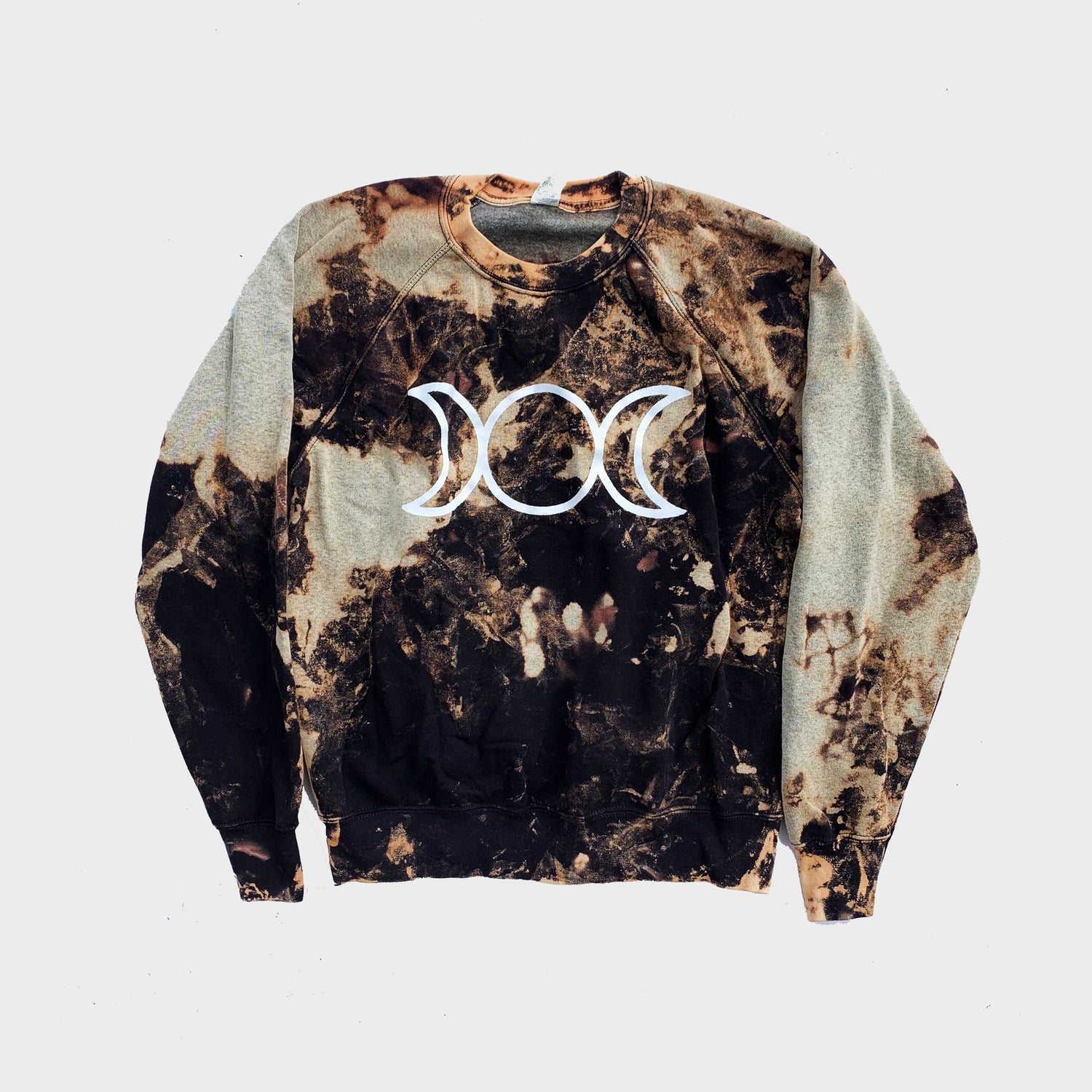 Mother Maiden Crone Acid Burned Tie Dye Sweatshirt - Free Shipping - iimvclothing