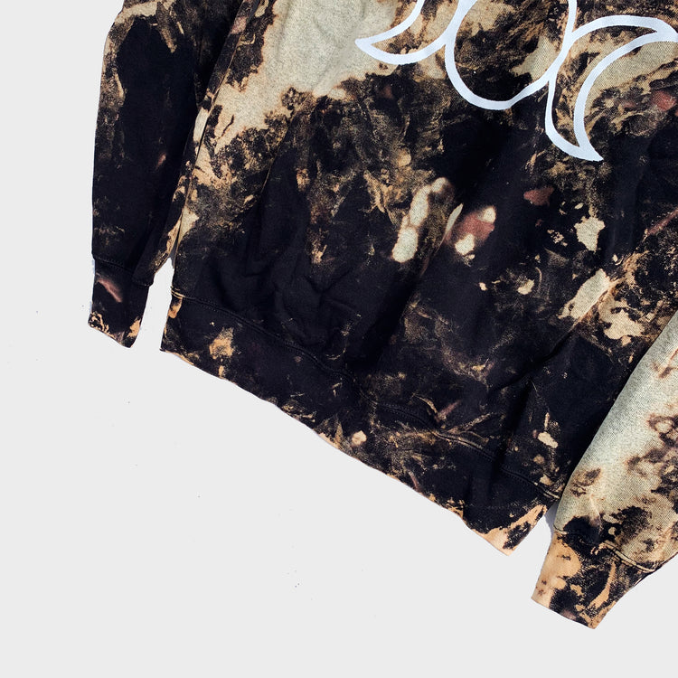 Mother Maiden Crone Acid Burned Tie Dye Sweatshirt - Free Shipping - iimvclothing