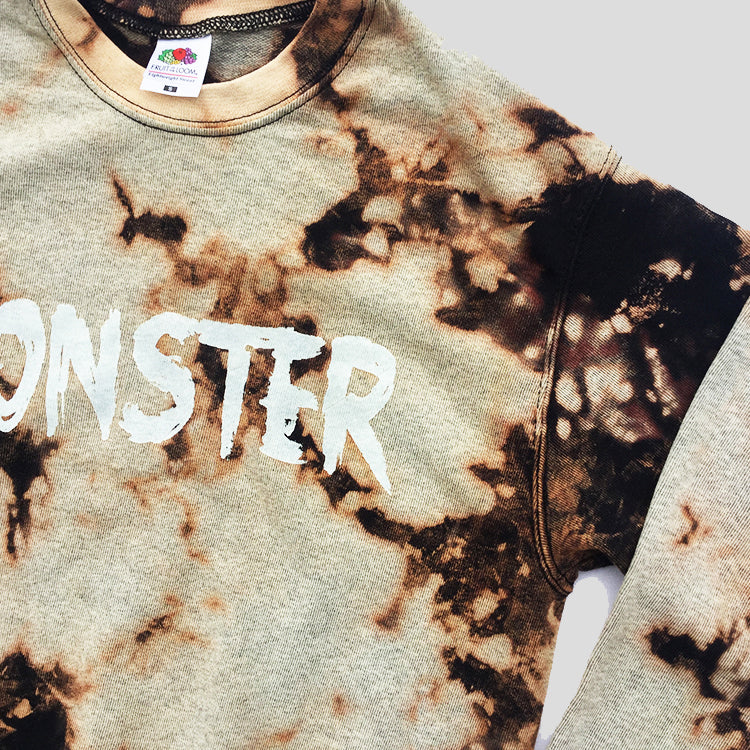 Monster Acid Burned Tie Dye Sweatshirt - Free Shipping - iimvclothing