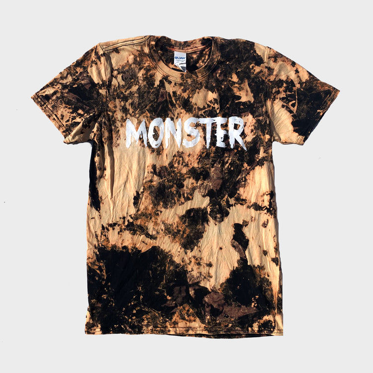 Monster Acid Burned Tie Dye T-shirt - Free Shipping - iimvclothing