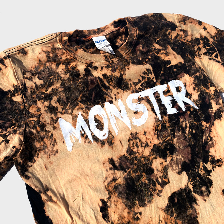 Monster Acid Burned Tie Dye T-shirt - Free Shipping - iimvclothing