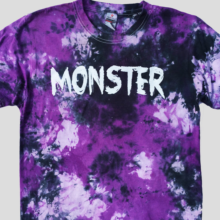 Monster Purple/Black Tie Dye T-shirt - Free Shipping - iimvclothing