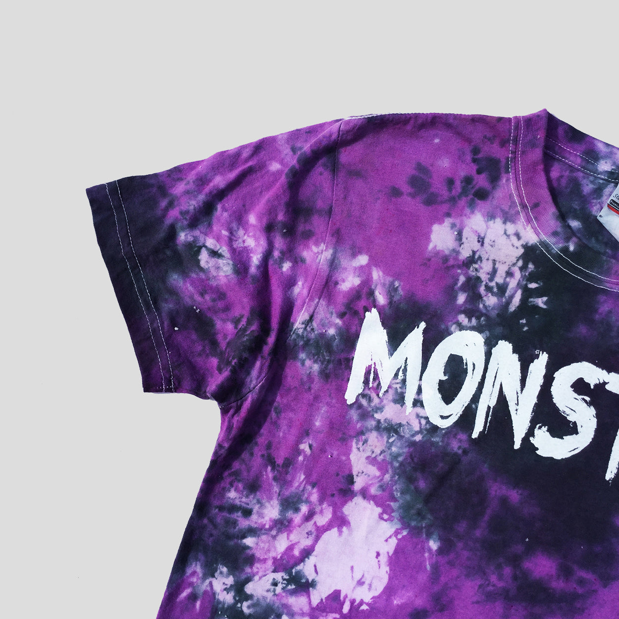 Monster Purple/Black Tie Dye T-shirt - Free Shipping - iimvclothing