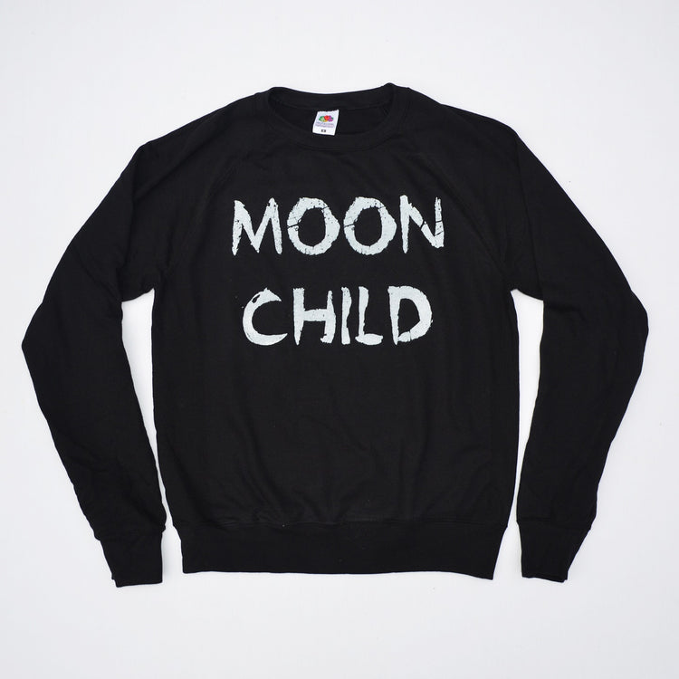 Moon Child Black Sweatshirt - Free Shipping - iimvclothing