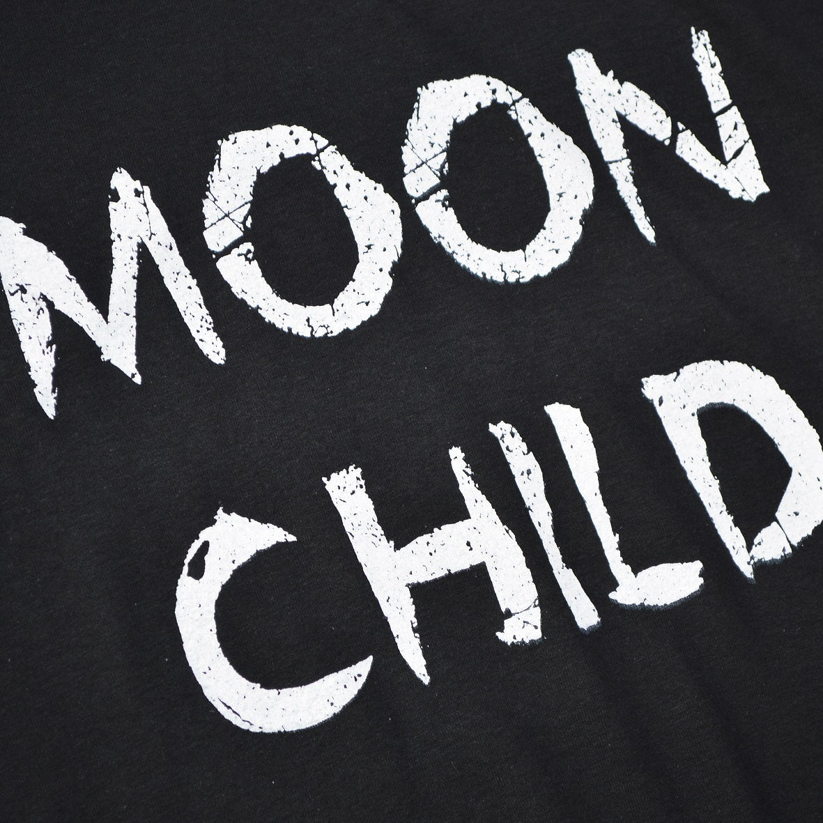 Moon Child Black T-shirt - Free Shipping - iimvclothing