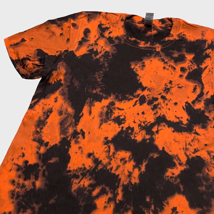 Orange/Black Tie Dye T-shirt