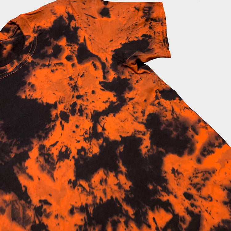 Orange/Black Tie Dye T-shirt