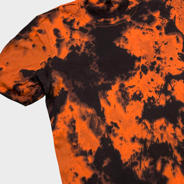 Orange/Black Tie Dye T-shirt