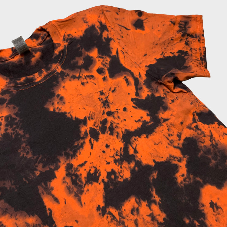 Orange/Black Tie Dye T-shirt