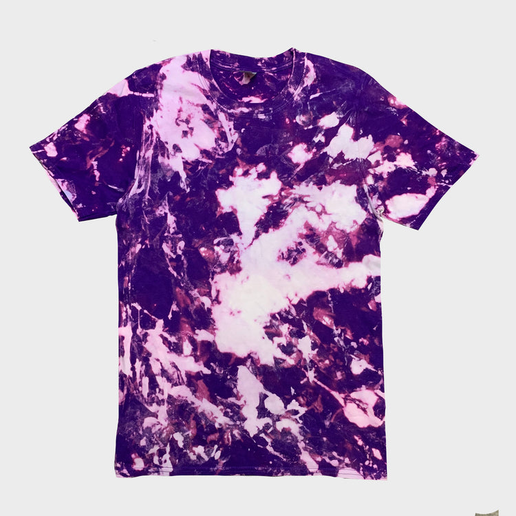 Purple Reverse Tie Dye T-shirt