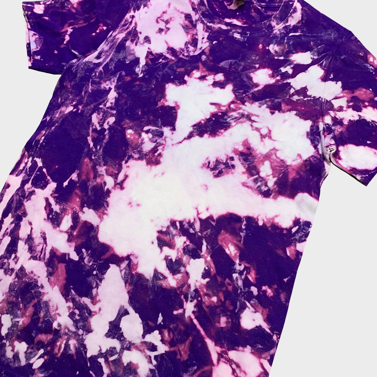 Purple Reverse Tie Dye T-shirt