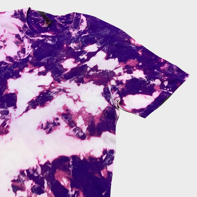Purple Reverse Tie Dye T-shirt