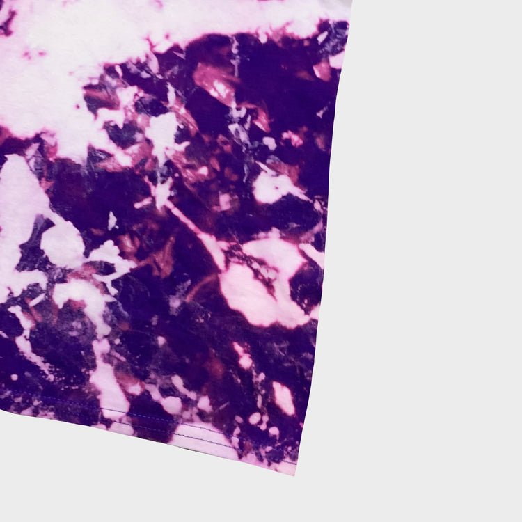 Purple Reverse Tie Dye T-shirt