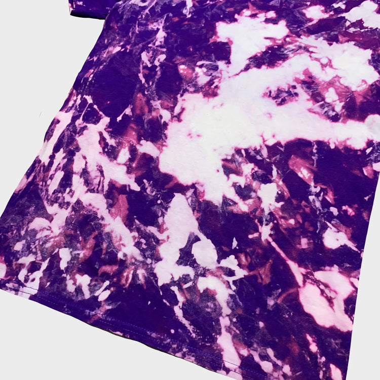 Purple Reverse Tie Dye T-shirt