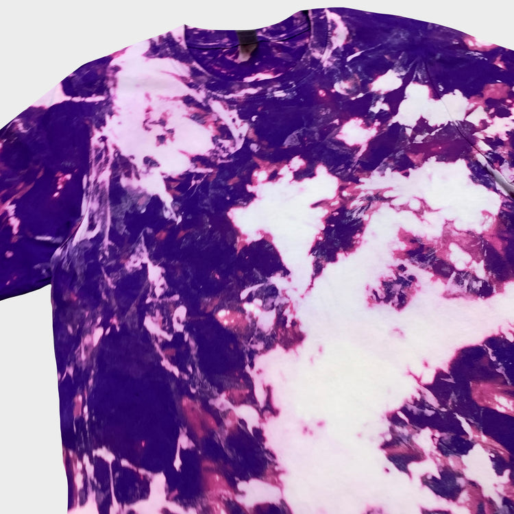 Purple Reverse Tie Dye T-shirt