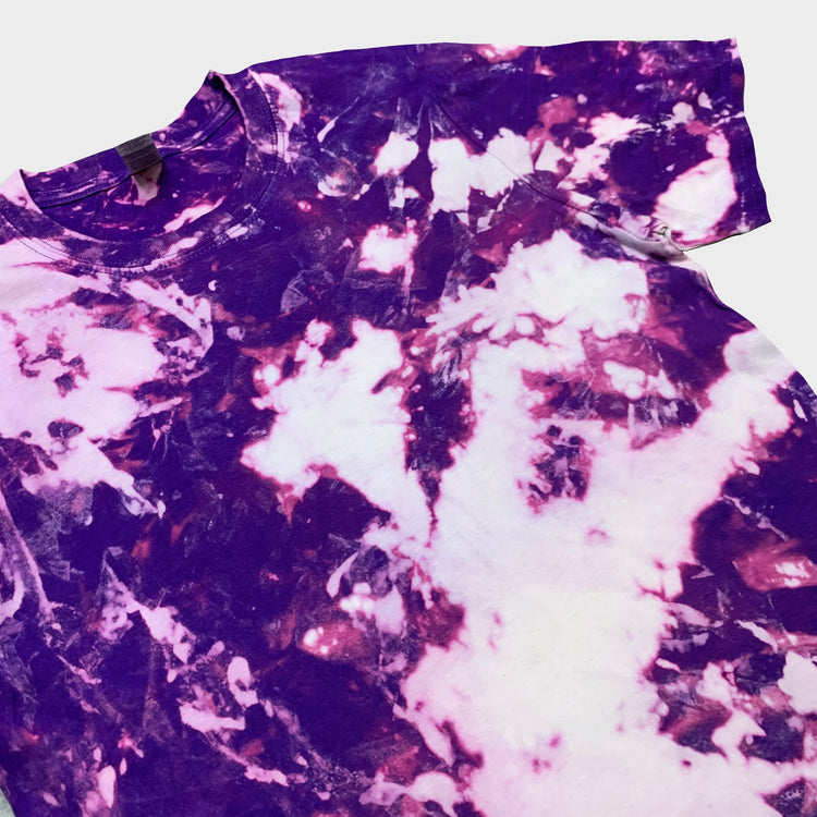 Purple Reverse Tie Dye T-shirt