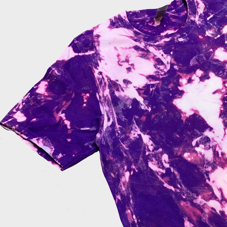 Purple Reverse Tie Dye T-shirt
