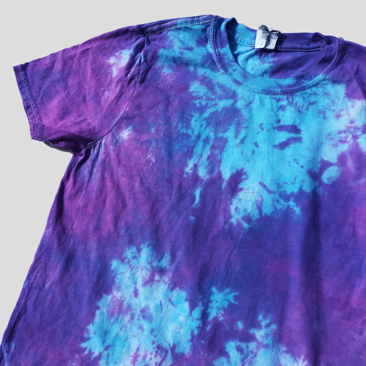Purple/Blue Tie Dye T-shirt - Free Shipping - iimvclothing