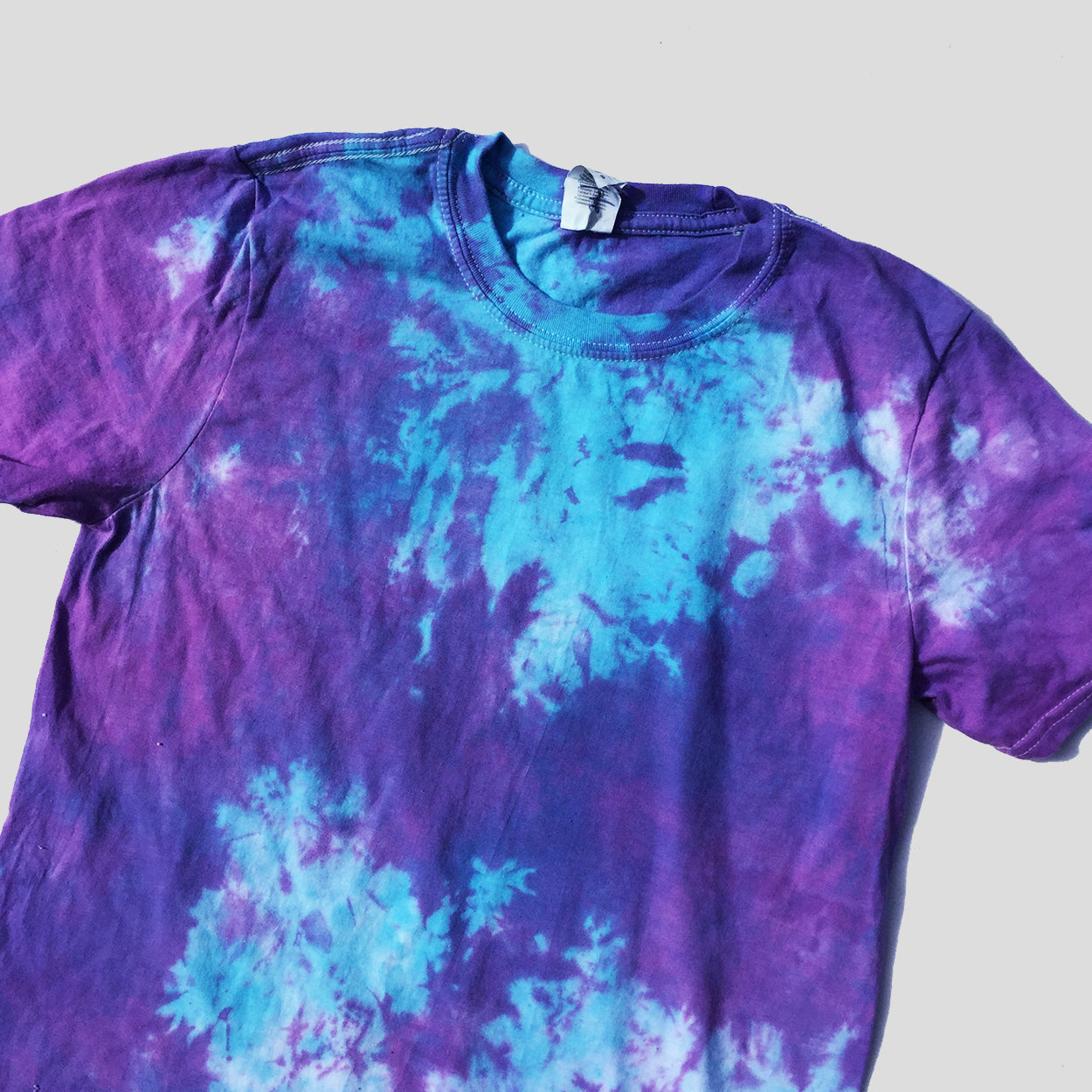 Purple/Blue Tie Dye T-shirt - Free Shipping - iimvclothing