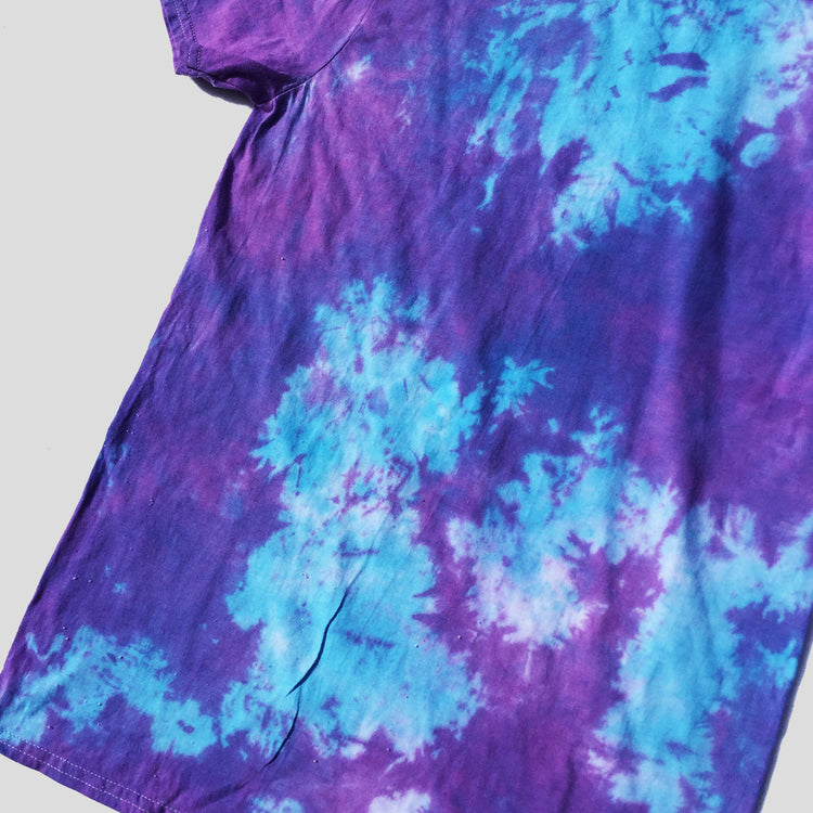 Purple/Blue Tie Dye T-shirt - Free Shipping - iimvclothing