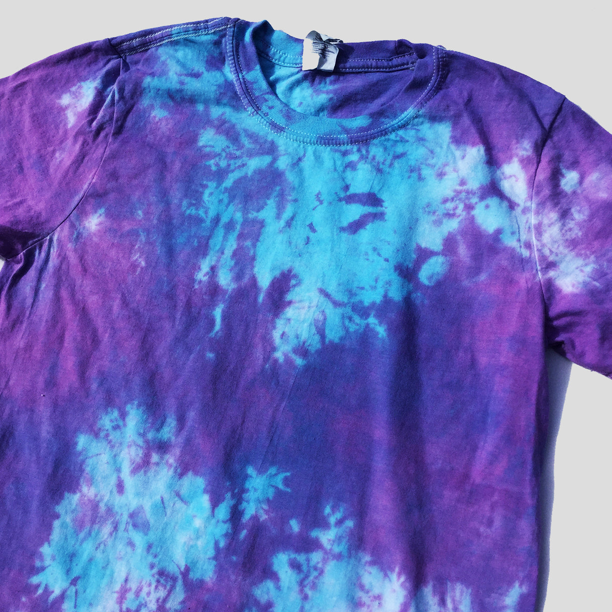 Purple/Blue Tie Dye T-shirt - Free Shipping - iimvclothing