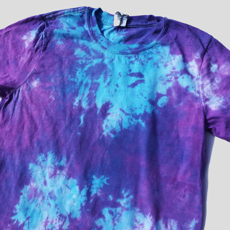 Purple/Blue Tie Dye T-shirt - Free Shipping - iimvclothing