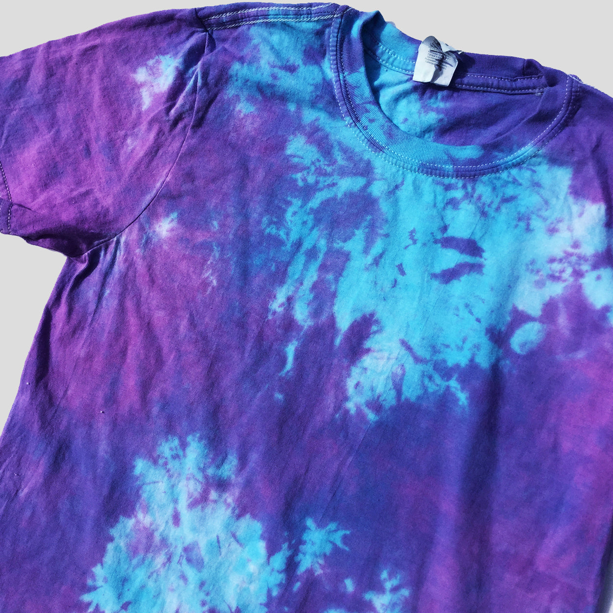 Purple/Blue Tie Dye T-shirt - Free Shipping - iimvclothing