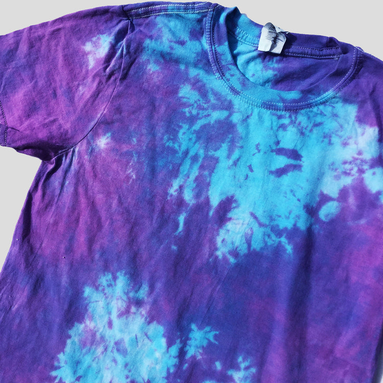 Purple/Blue Tie Dye T-shirt - Free Shipping - iimvclothing