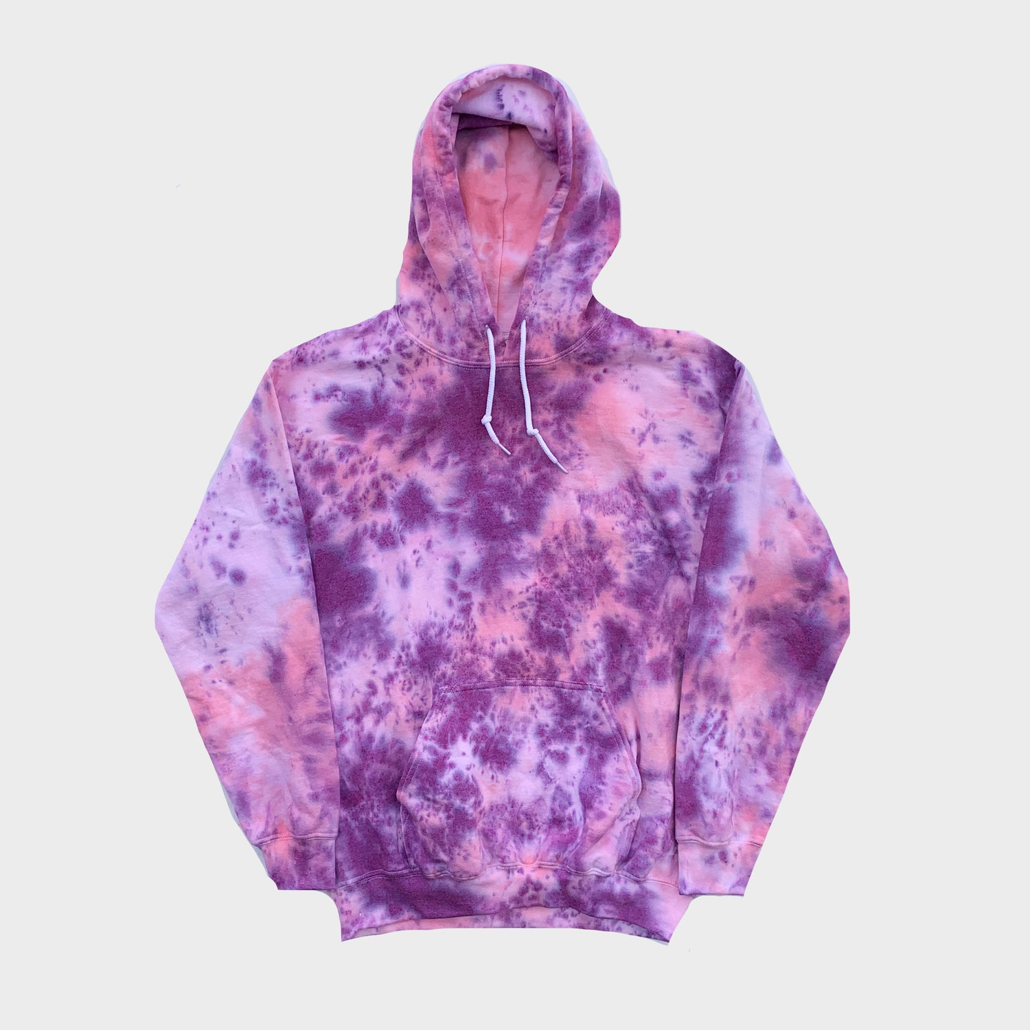 Pink/Purple Tie Dye Hoodie - Free Shipping - iimvclothing