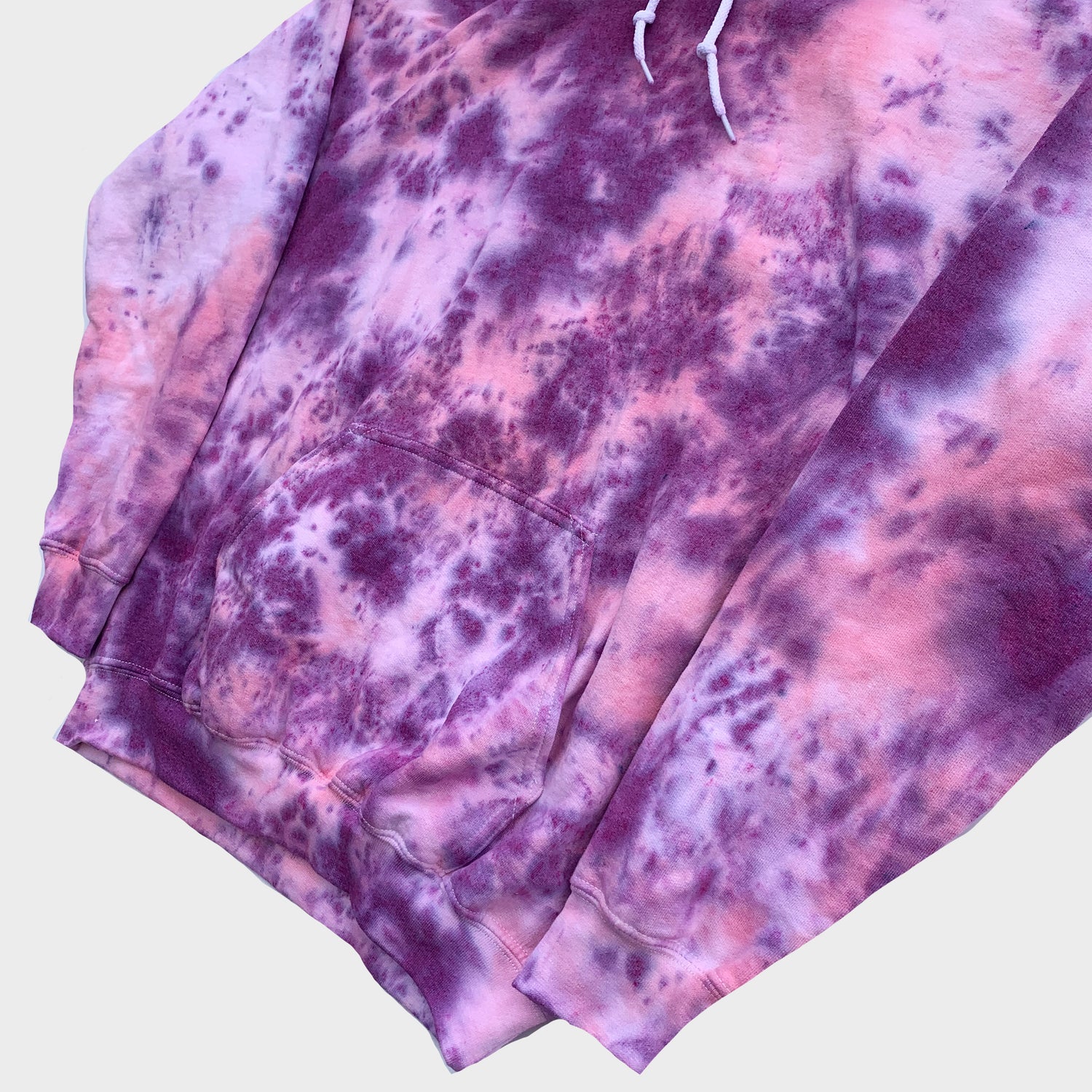 Pink/Purple Tie Dye Hoodie - Free Shipping - iimvclothing