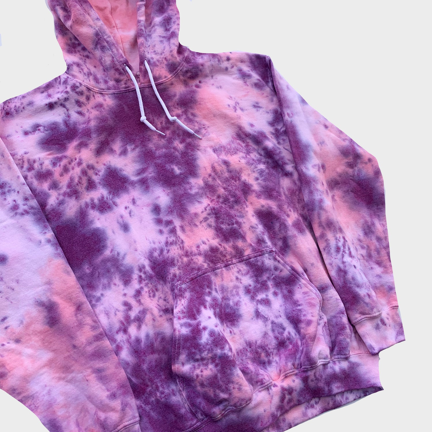 Pink/Purple Tie Dye Hoodie - Free Shipping - iimvclothing