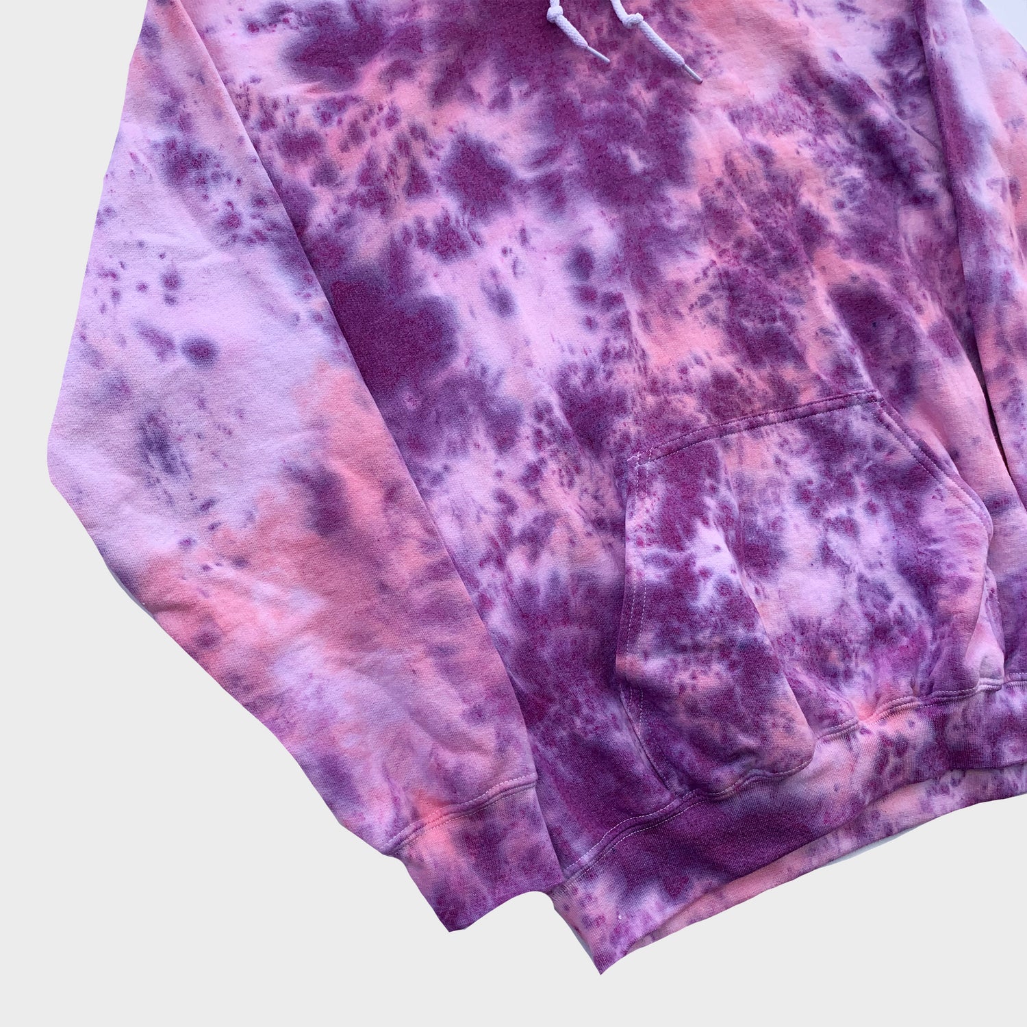 Pink/Purple Tie Dye Hoodie - Free Shipping - iimvclothing