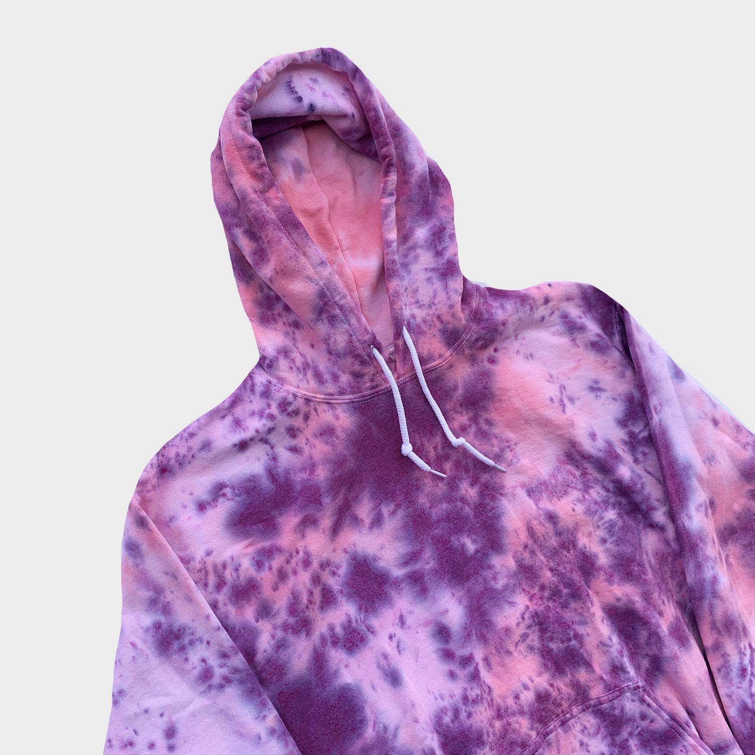 Pink/Purple Tie Dye Hoodie - Free Shipping - iimvclothing