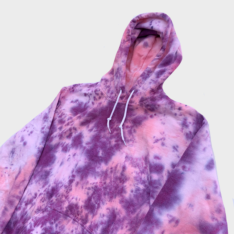 Pink/Purple Tie Dye Hoodie - Free Shipping - iimvclothing