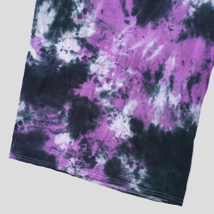 Purple/Black Tie Dye T-shirt - Free Shipping - iimvclothing