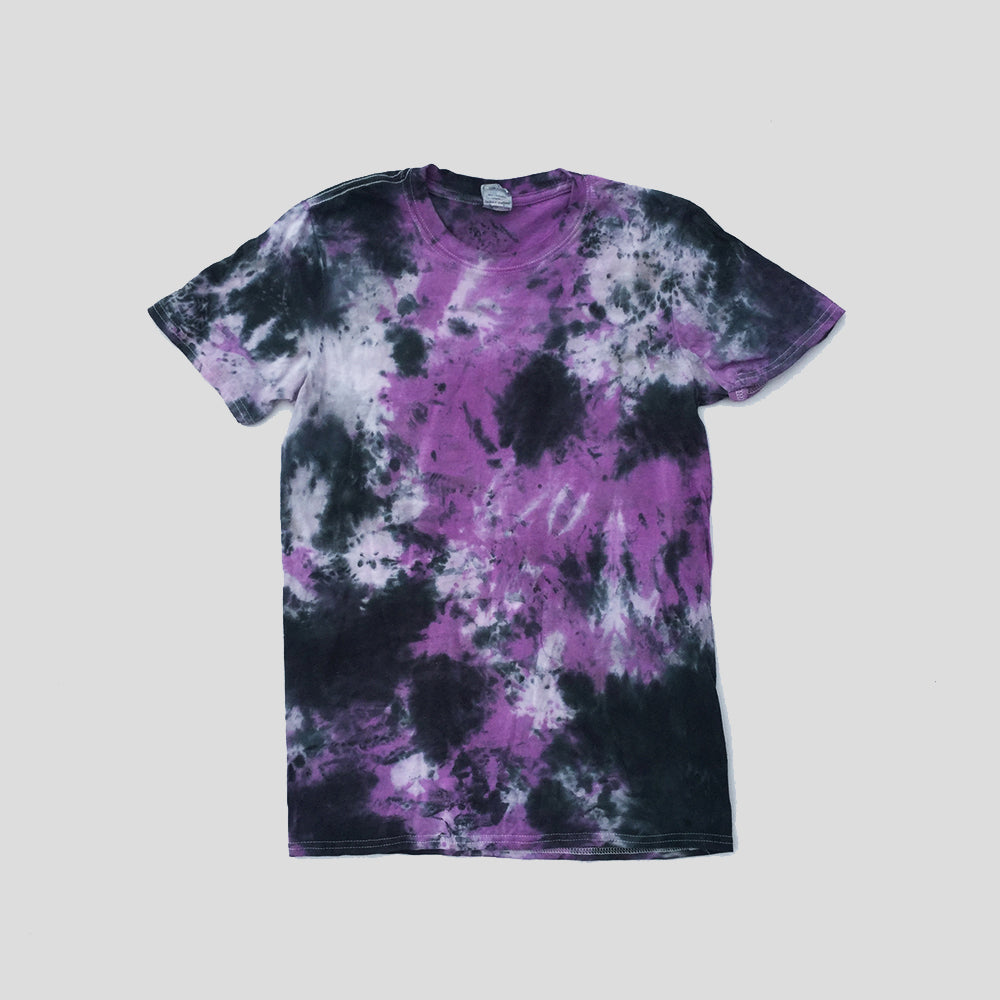 Purple/Black Tie Dye T-shirt - Free Shipping - iimvclothing
