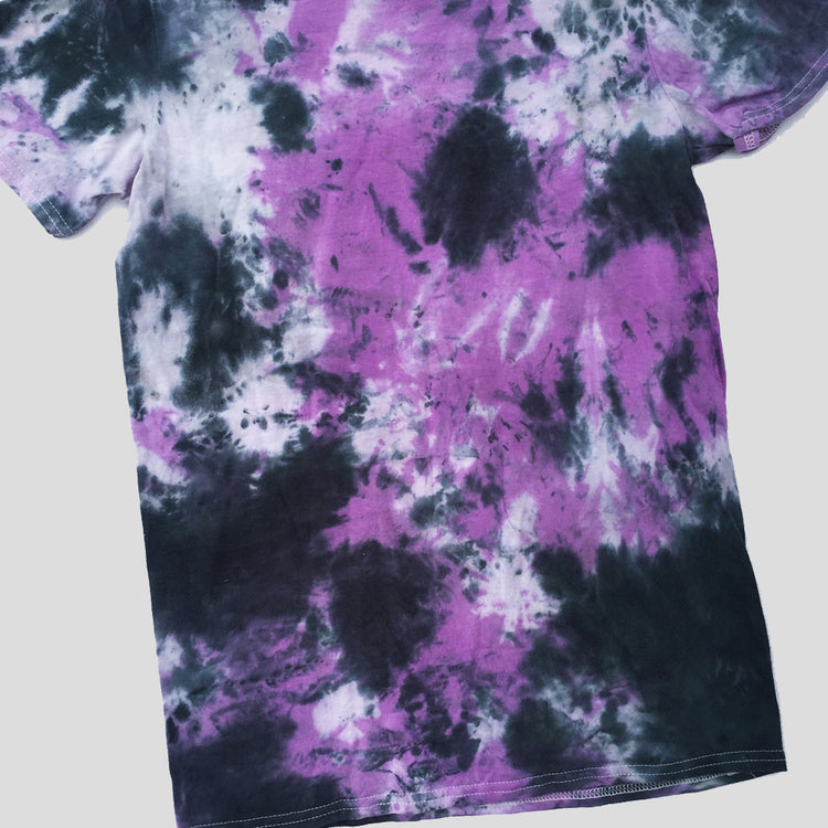 Purple/Black Tie Dye T-shirt - Free Shipping - iimvclothing