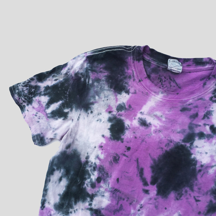 Purple/Black Tie Dye T-shirt - Free Shipping - iimvclothing