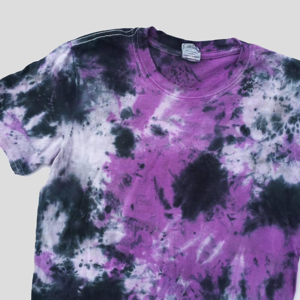 Purple/Black Tie Dye T-shirt - Free Shipping - iimvclothing