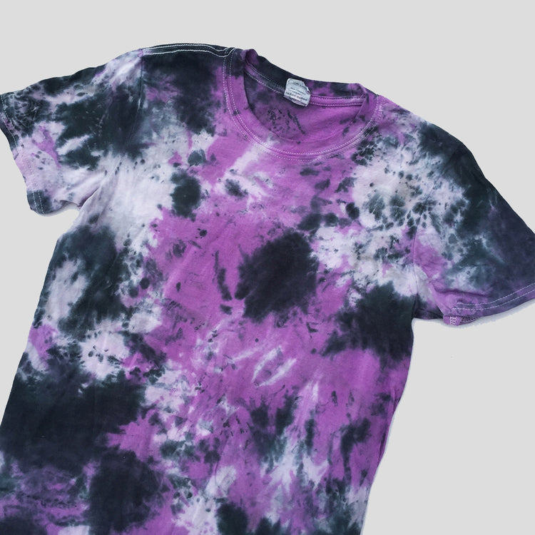 Purple/Black Tie Dye T-shirt - Free Shipping - iimvclothing