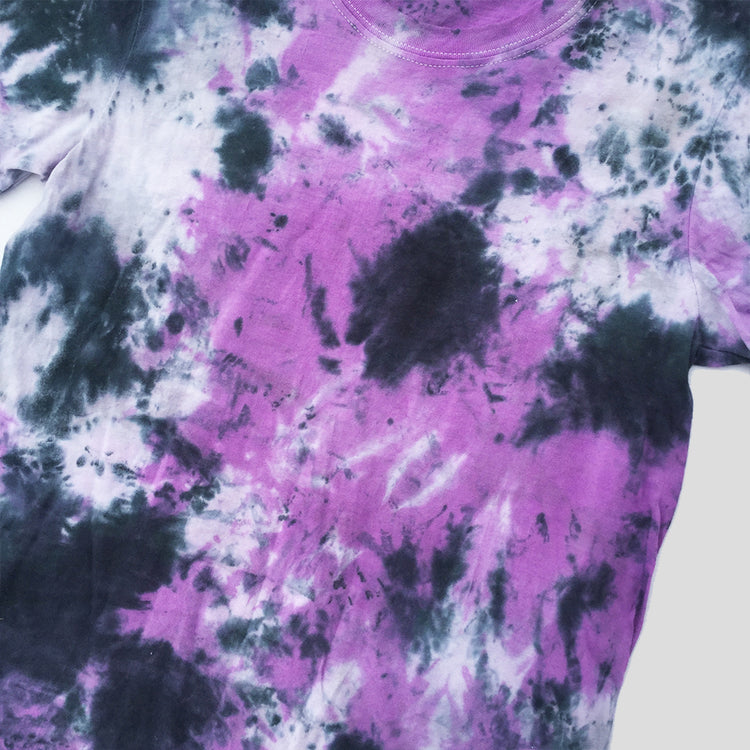 Purple/Black Tie Dye T-shirt - Free Shipping - iimvclothing