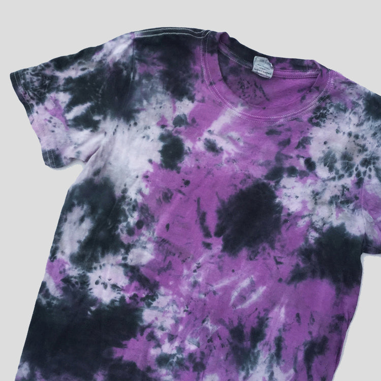 Purple/Black Tie Dye T-shirt - Free Shipping - iimvclothing