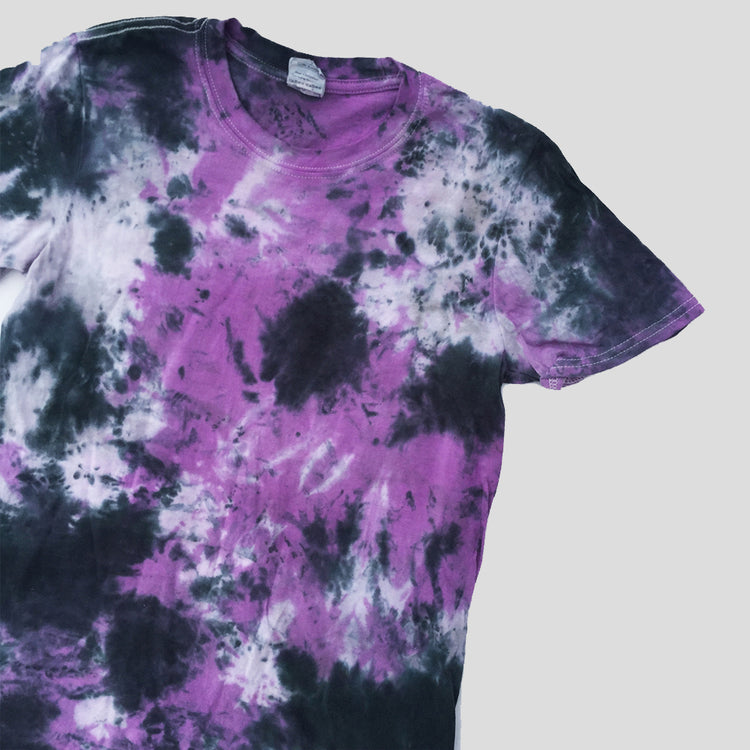 Purple/Black Tie Dye T-shirt - Free Shipping - iimvclothing