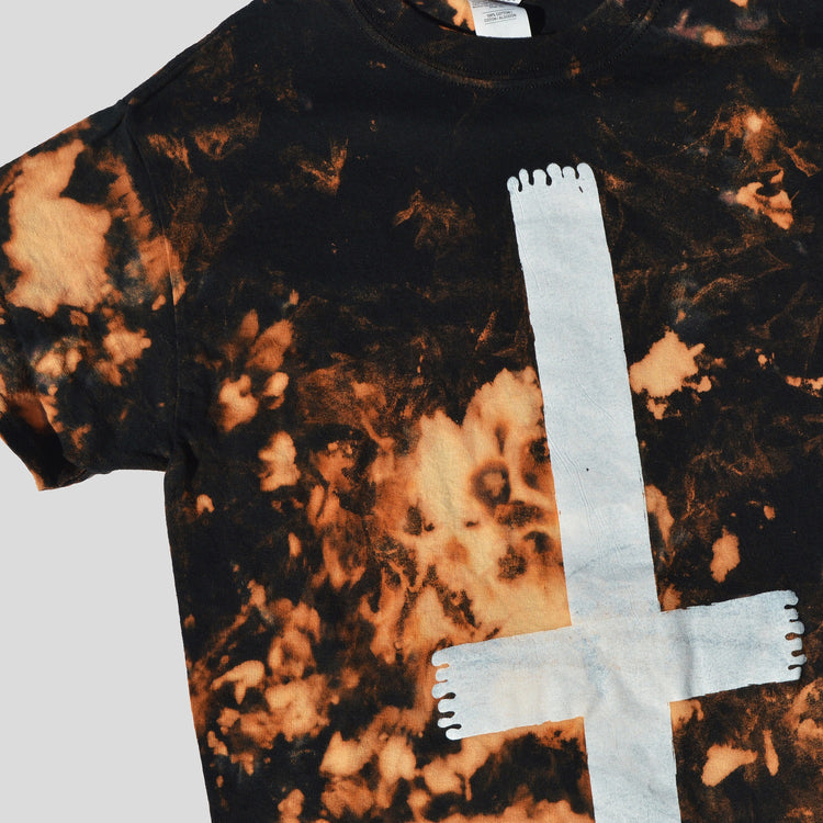 Rest In Hell Acid Burned Tie Dye T-shirt - Free Shipping - iimvclothing
