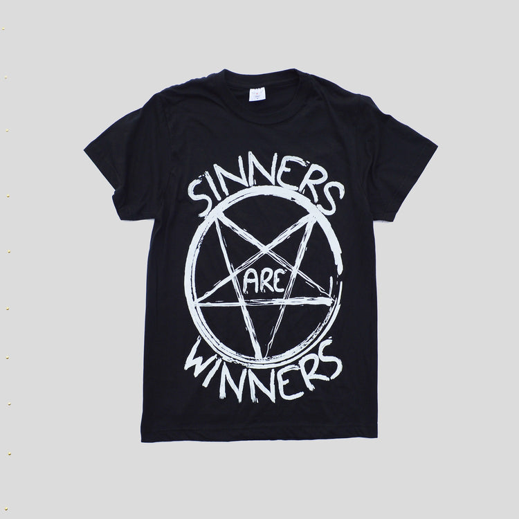Sinners Are Winners Black T-shirt - Free Shipping - iimvclothing